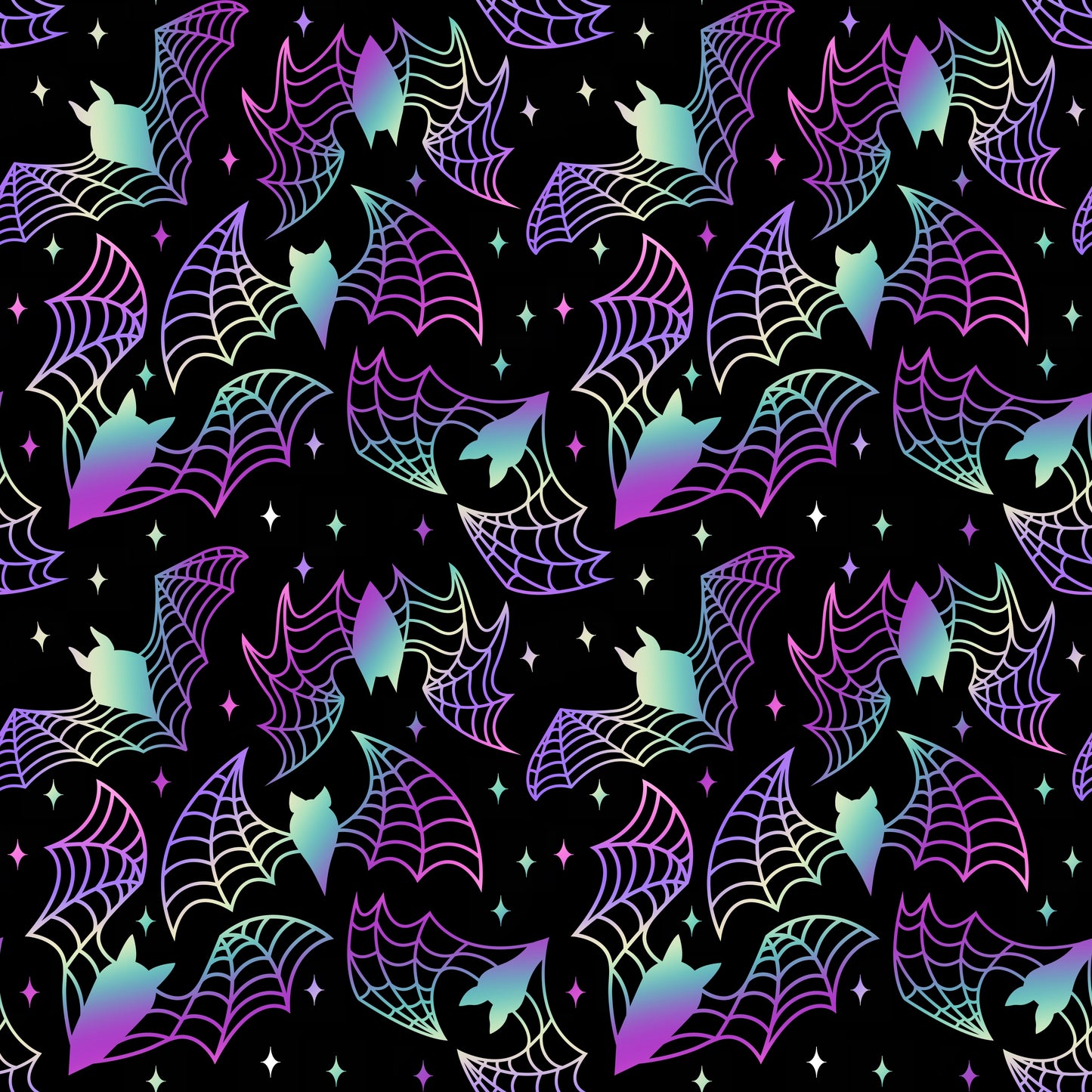 Spooky Holo Bats