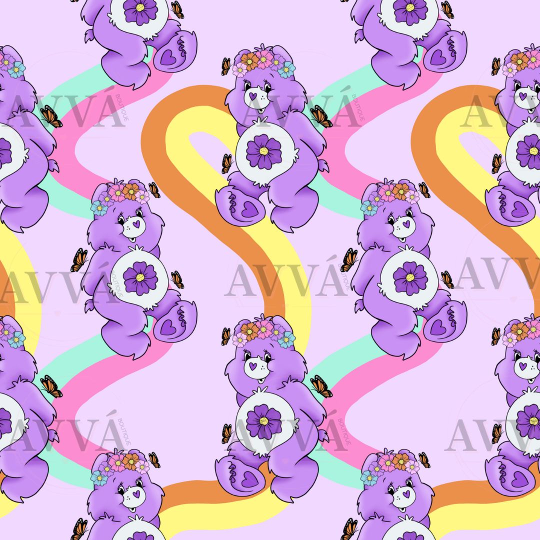 Purple Spring Bear
