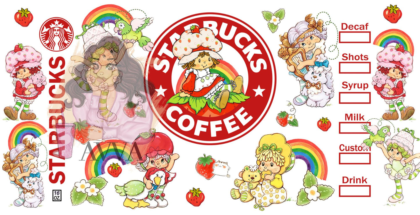 97a - Strawberry Shortcake Coffee Libbey