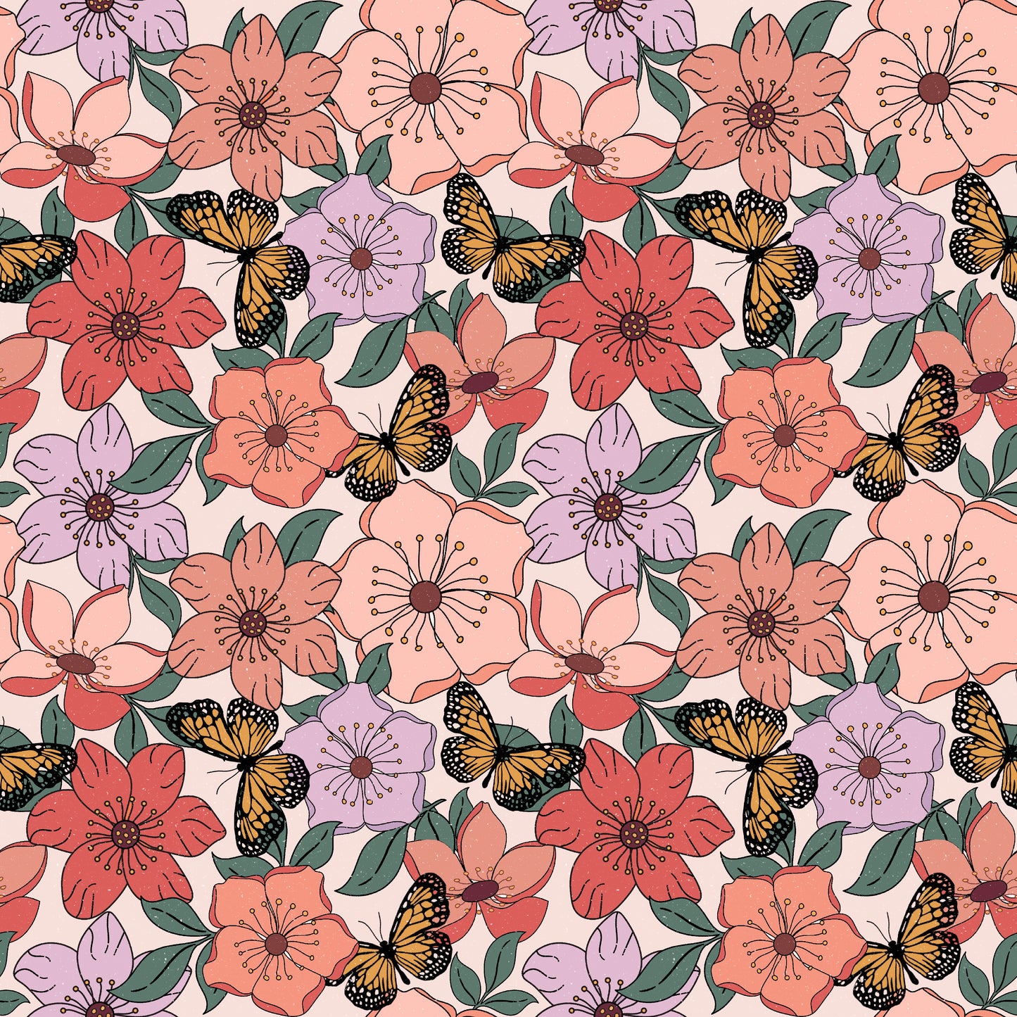 Summer Floral Fields 12x12