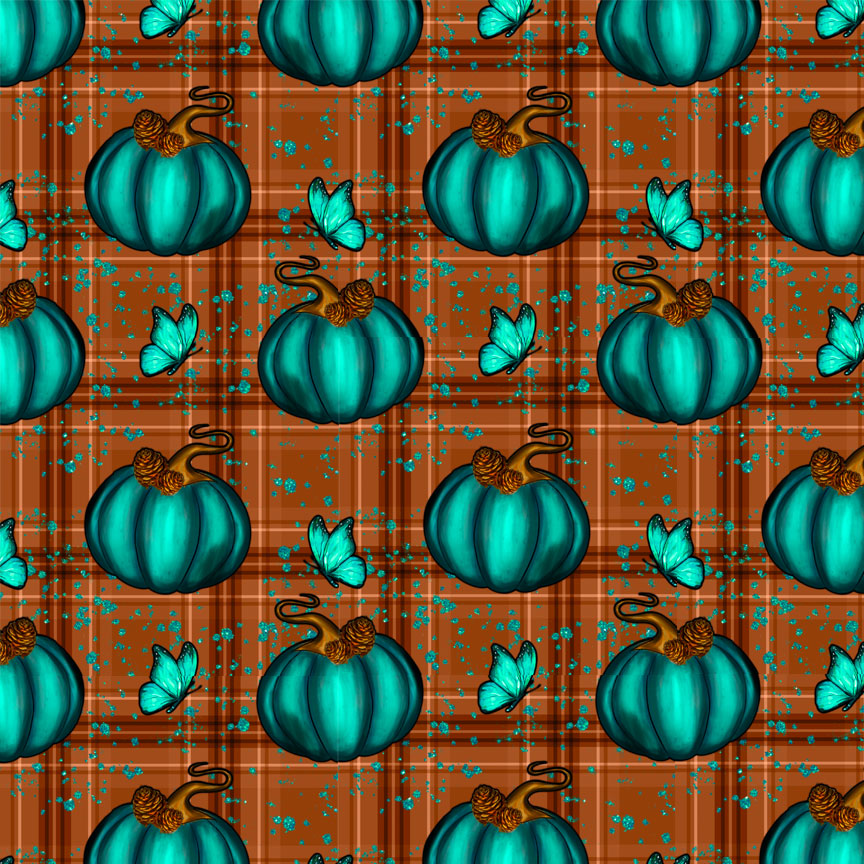 Turquoise Pumpkins