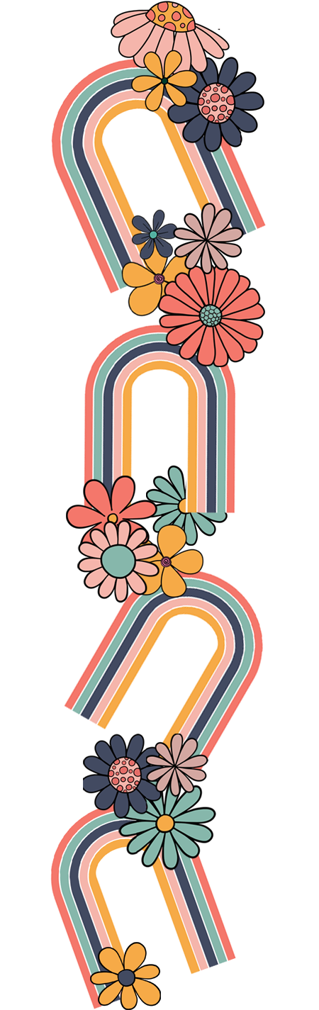 Hippie Floral 1 Pen Wrap