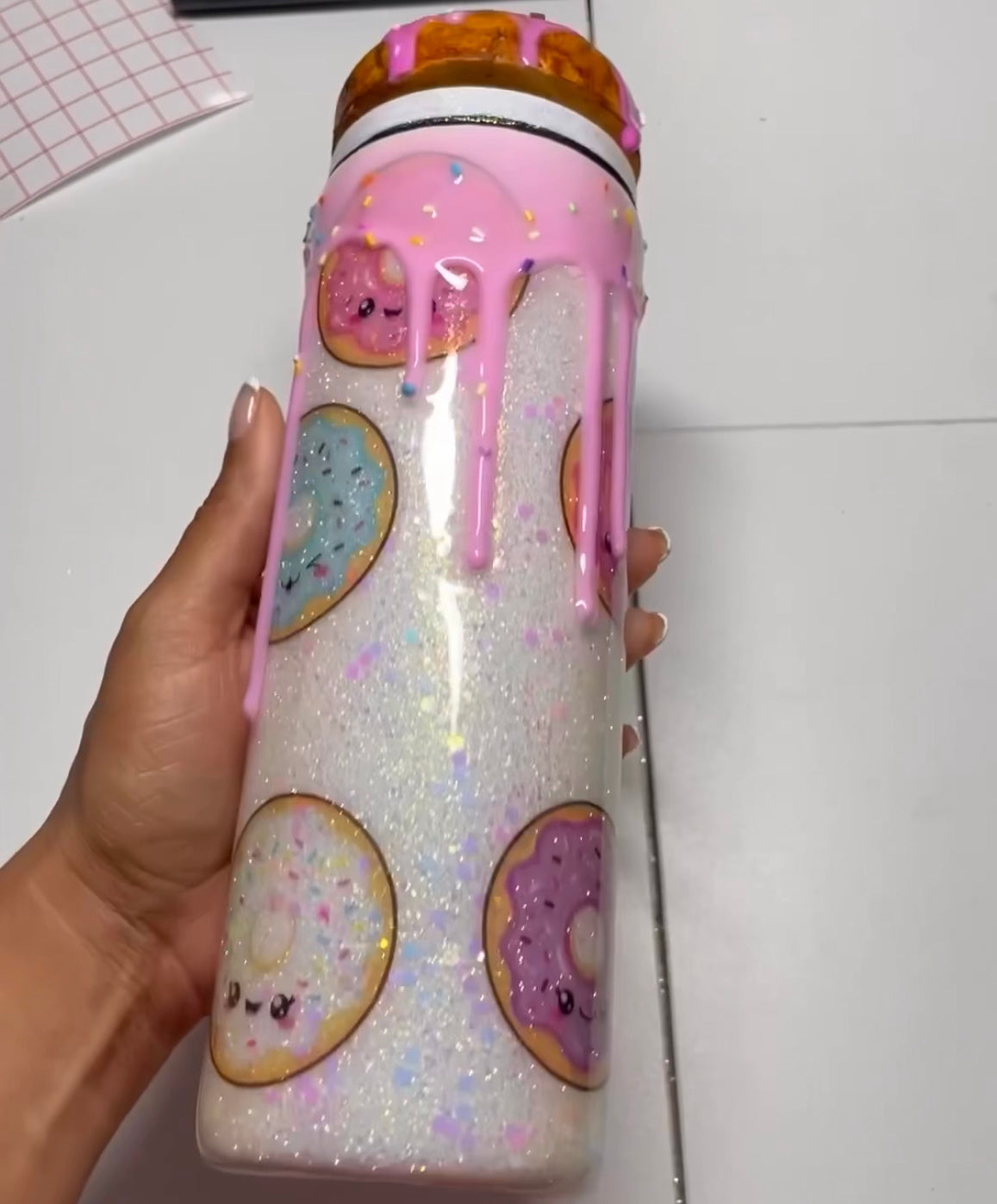 Kawaii Donuts 6x10 sheet