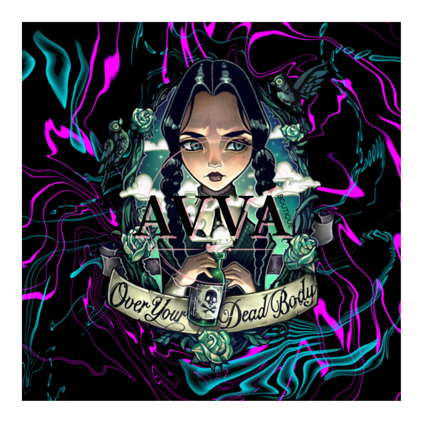 Over Your Dead Body Tumbler Wrap