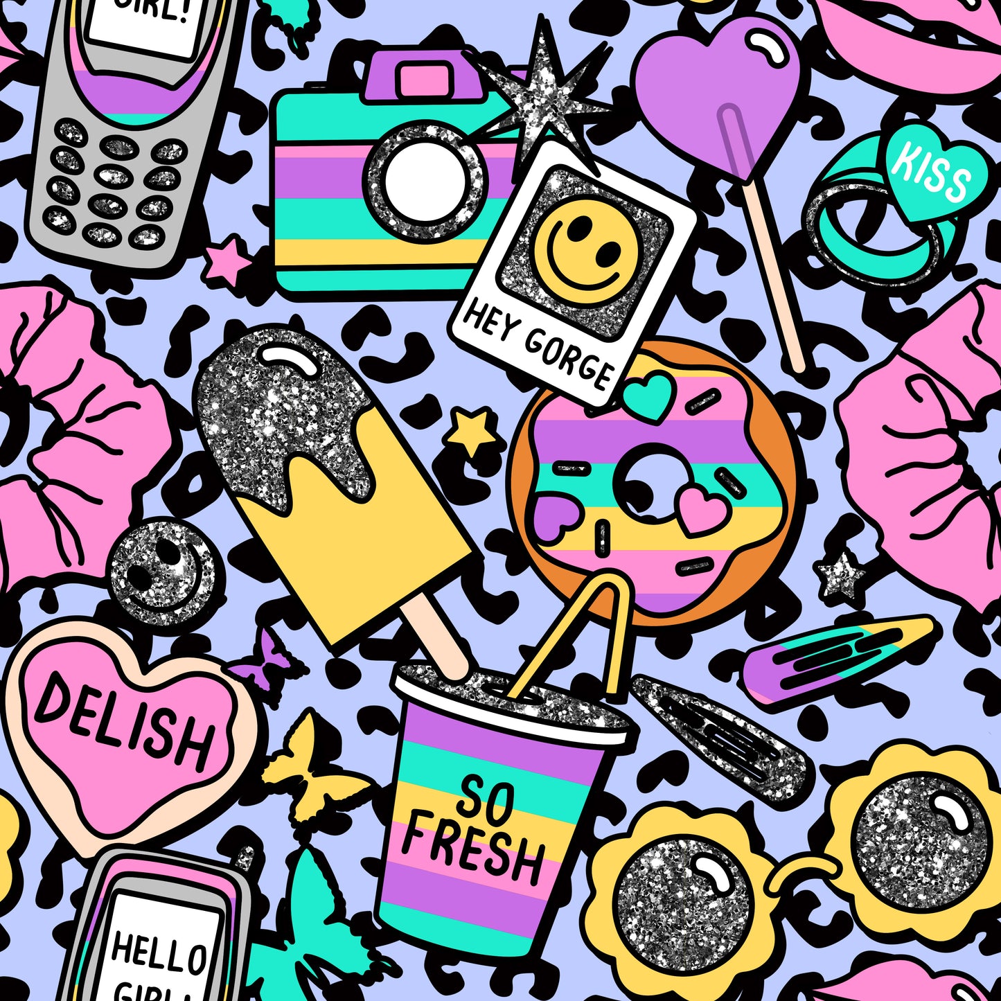 Cute Girl 90’s Neon