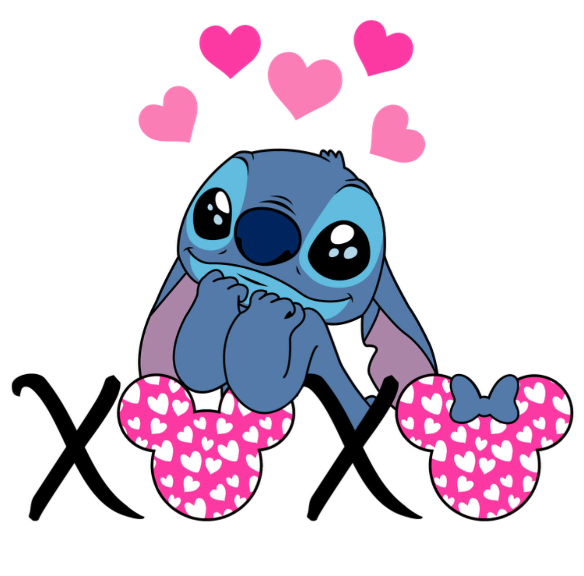 95a - Stitchy Kisses Libbey/Decal