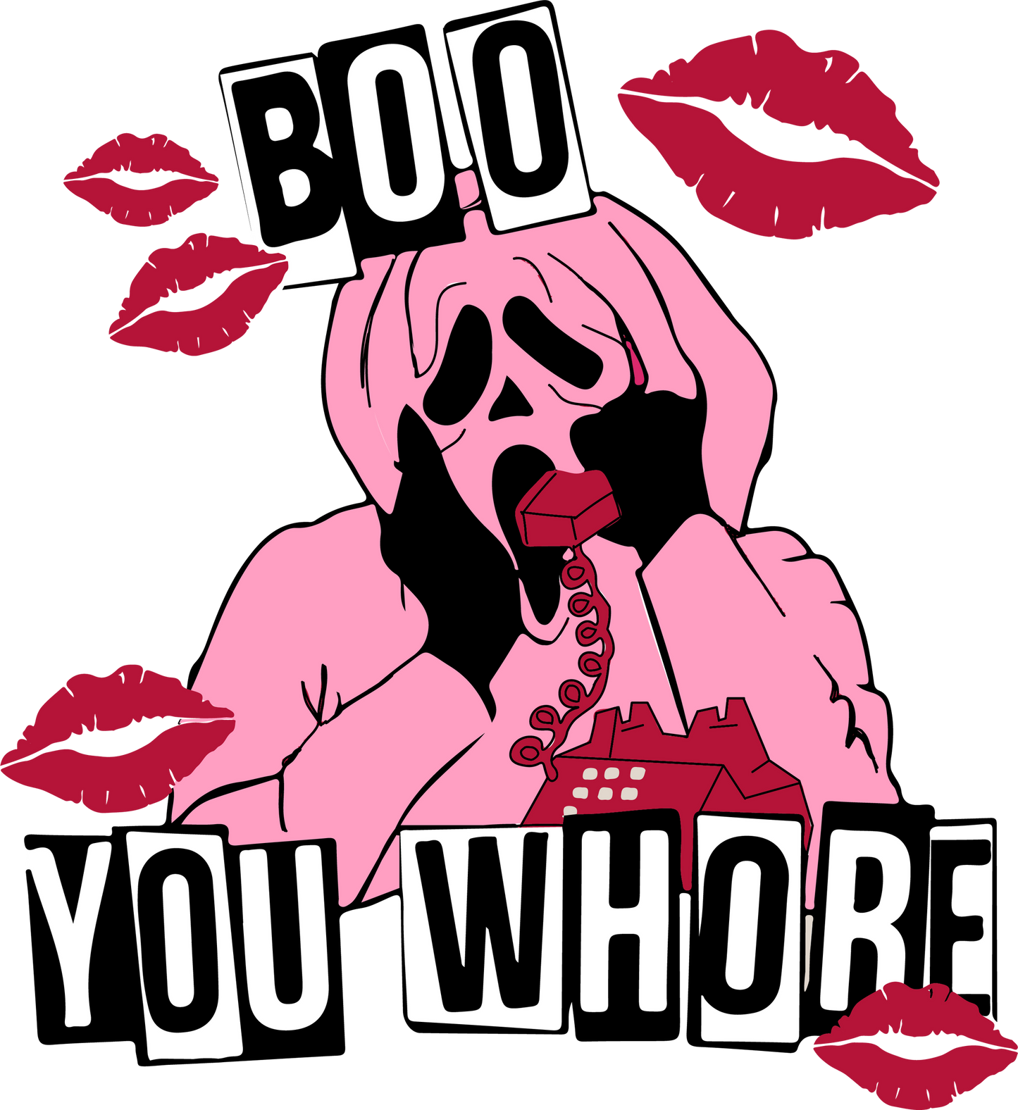 Boo You Whore Pink
