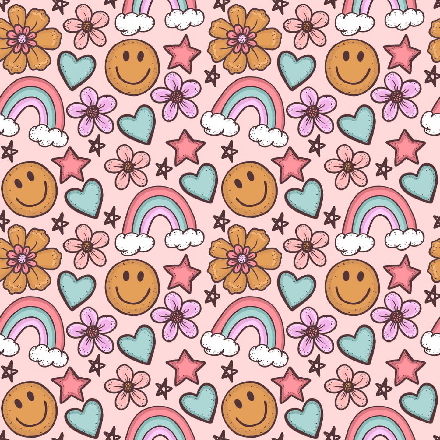 Smiles and Rainbows 12x12