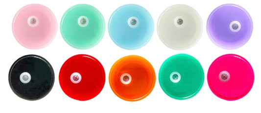 Plastic PP Acrylic 16oz Glass Can Lid