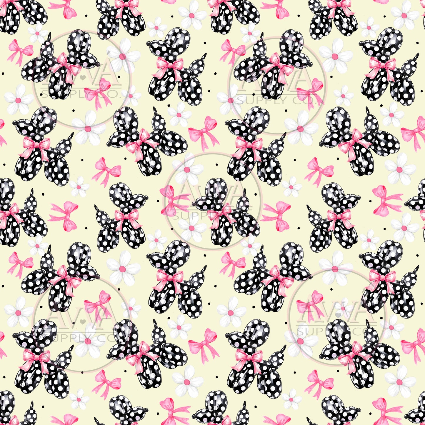 803 - Polka Dot Balloon Dog *Exclusive* -  Decal