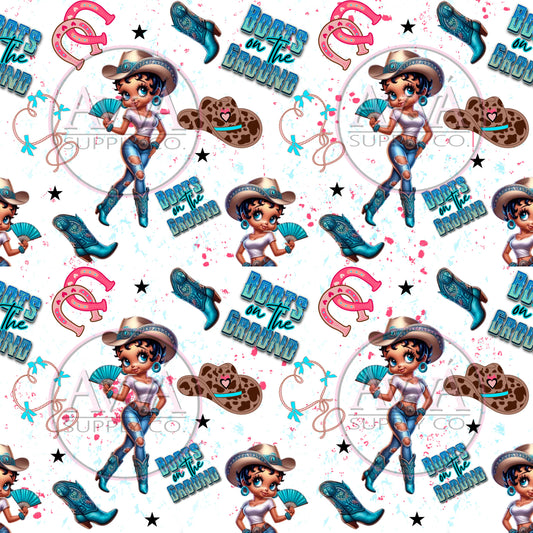 823 - Boots on the Ground Betty *Exclusive* - Vinyl + Decal + Wrap
