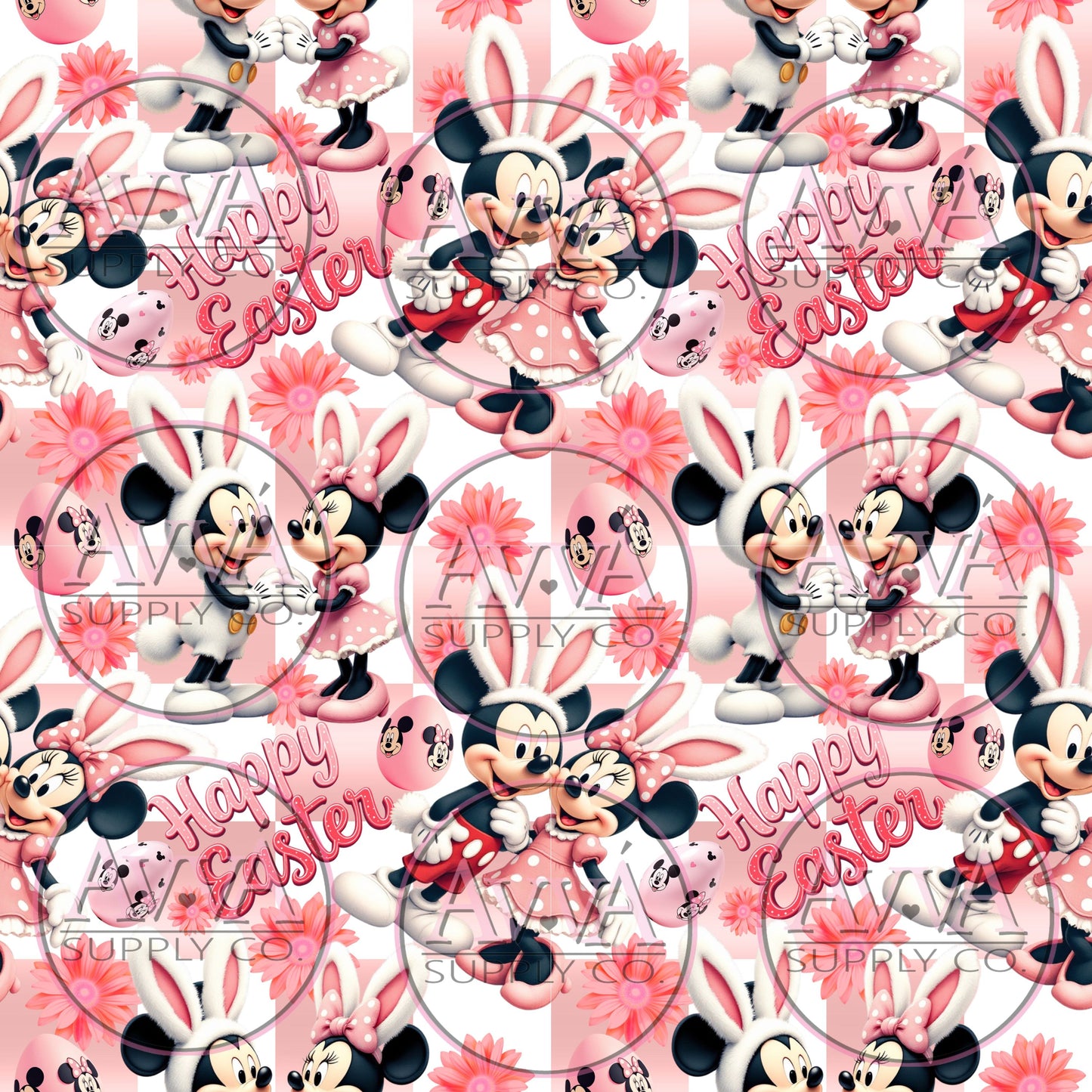 782 - Hoppy Easter Mouse -  Decal