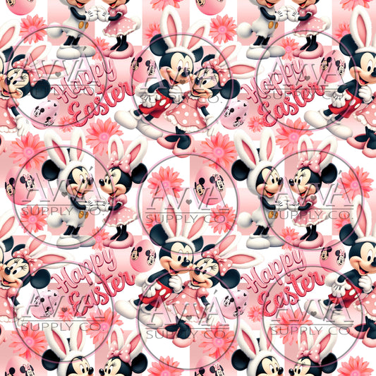 782 - Hoppy Easter Mouse - Vinyl + Decal