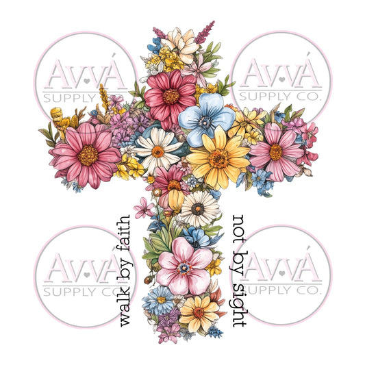 819 - Walk by Faith *Exclusive* -  Decal