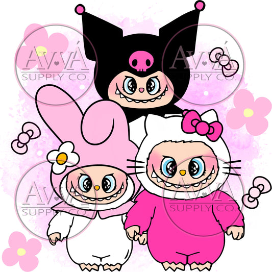 822 - Flowers BuBu *Exclusive* -  Decal