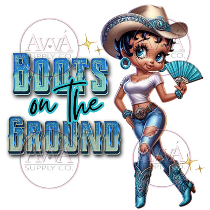 823 - Boots on the Ground Betty *Exclusive* -  Wrap