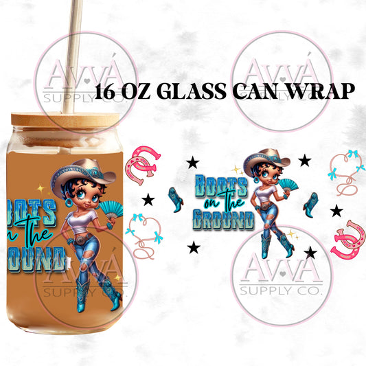 823 - Boots on the Ground Betty *Exclusive* -  Wrap