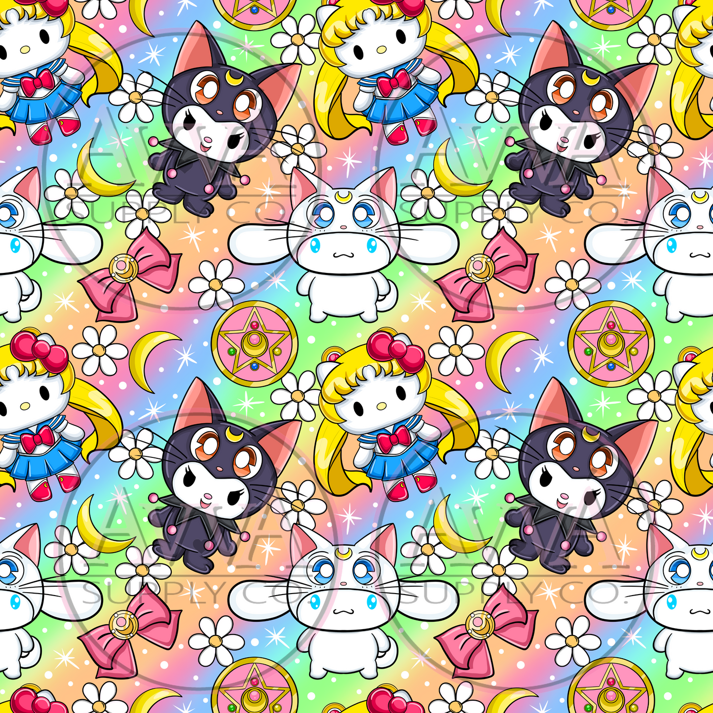 786 - Sailor Moon Kitty -  Decal