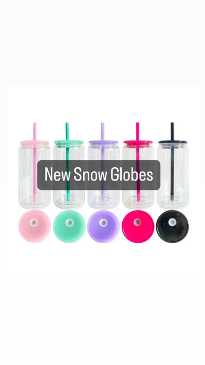 16oz Snow Globe Blank