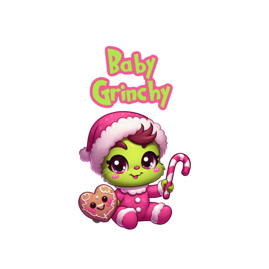 547 - Sweet Green Baby Decal