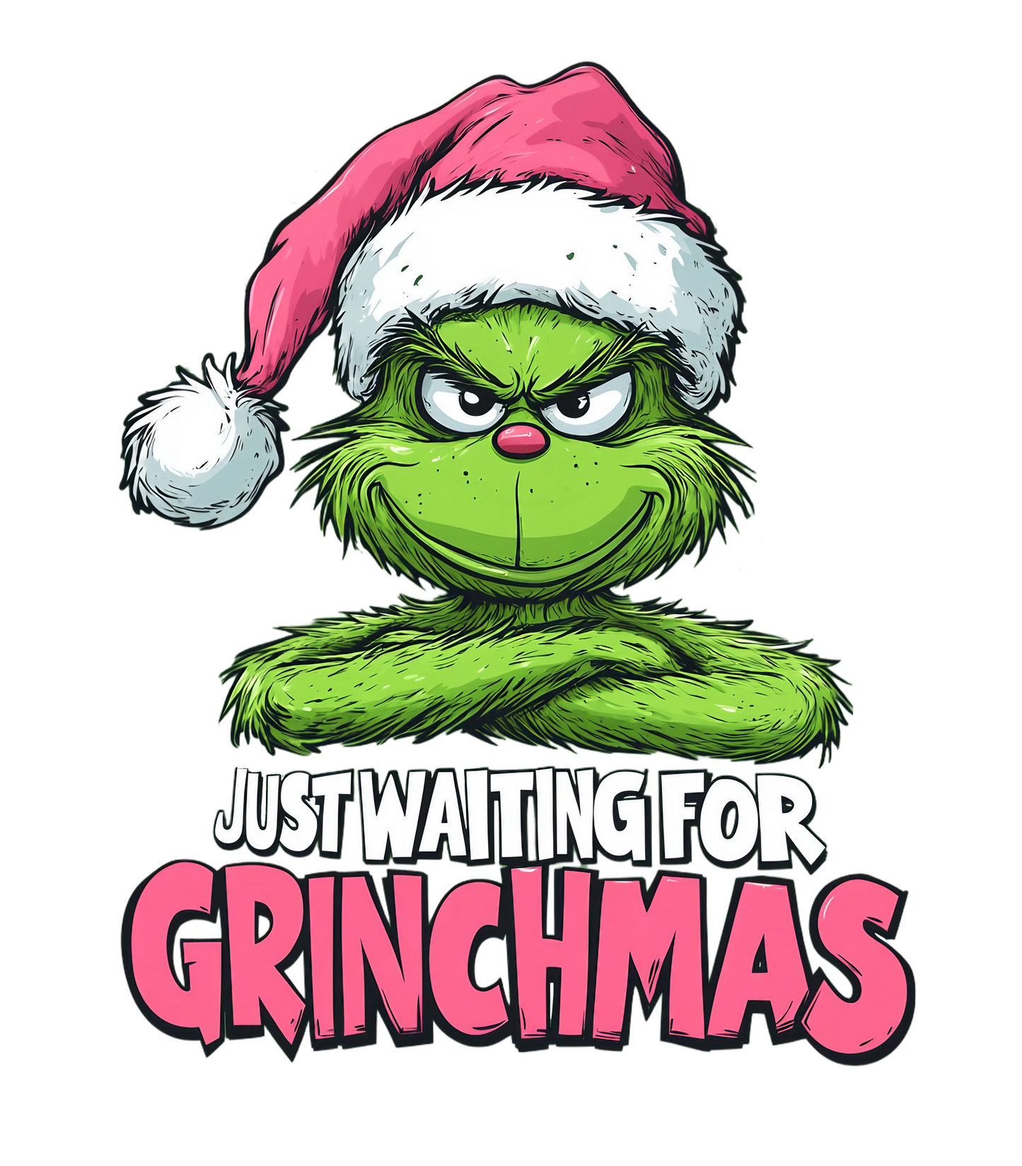 712 - EXCLUSIVE - Just Waiting Green Guy  - Decal