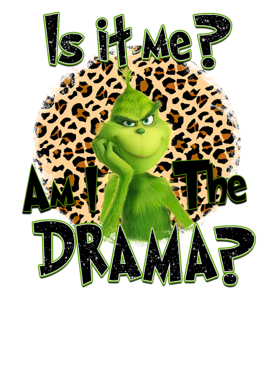 355 - Am I the Drama UV DTF Decal