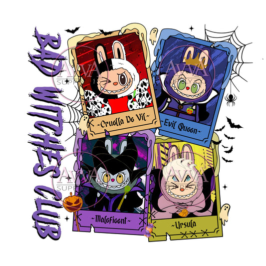 835 -  Bad Witches Bubu -  Decal