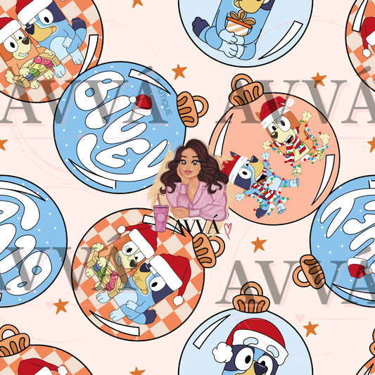 Bluey Ornaments - Vinyl + Decal + Wrap