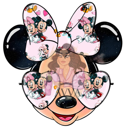 589 -  Blushin Mouse 12x12 Vinyl and Decal Set