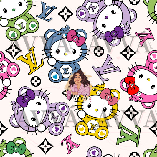 Bougee Kitty LV - Vinyl + Decal + Wrap