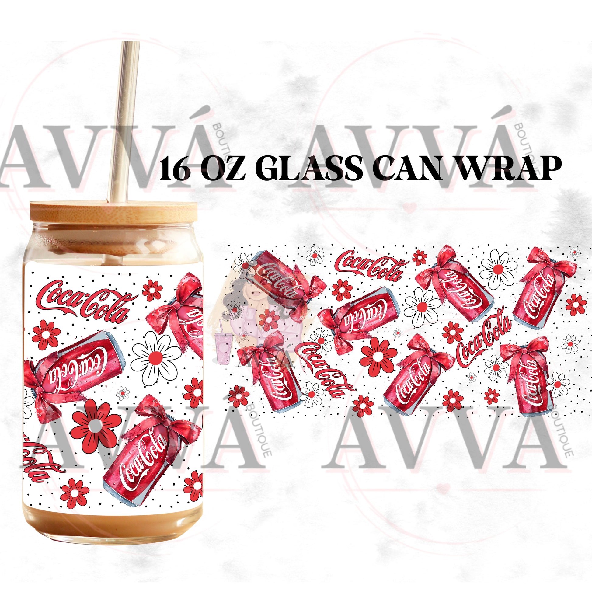 Coca Cola and Flowers - Vinyl + Decal + Wrap – AVVÁ Boutique