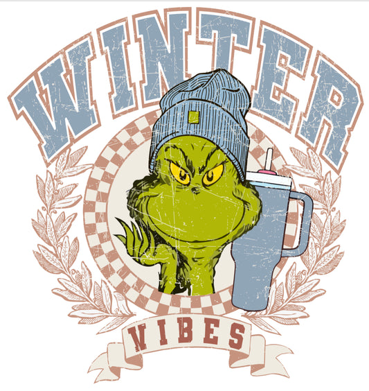 Winter Vibes Retro - DTF Transfer
