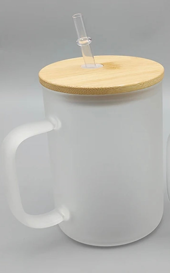 Frosted Glass Mugs