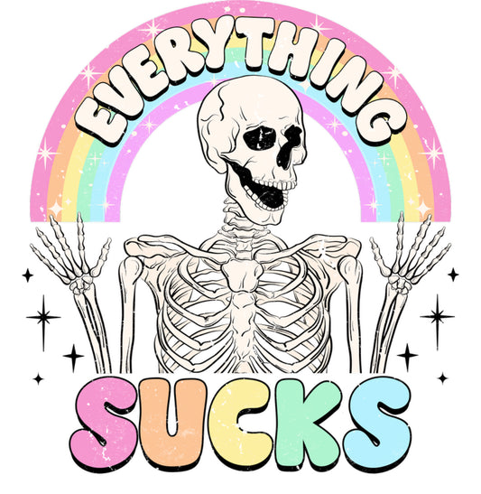 651 - Everything Sucks Decal