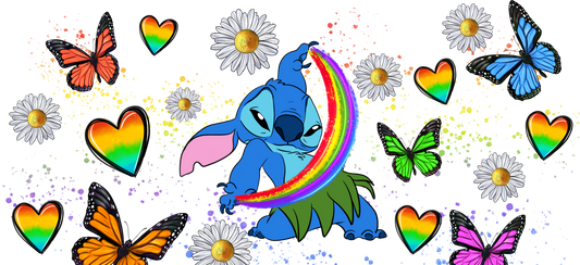 70 - Happy Blue Guy UV DTF