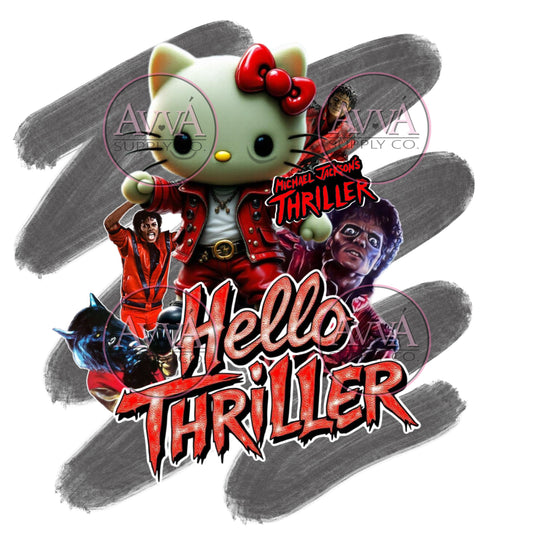 828 -  Hello Thriller -  Decal