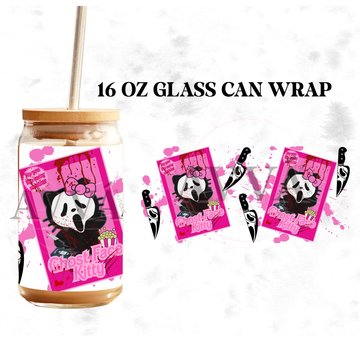 Horror Card Kitty - Vinyl + Wrap + Decal