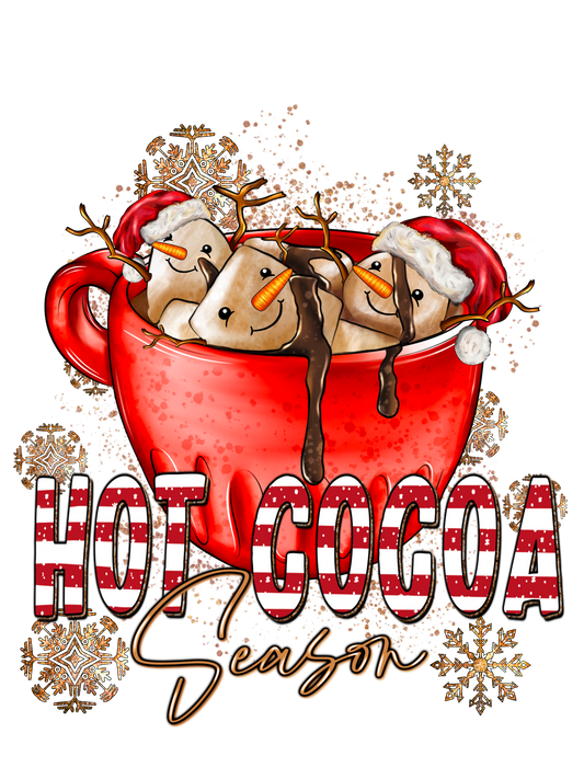 514 - Hot Coco Season UV DTF Decal