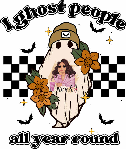 102 - I Ghost People UV DTF Decal