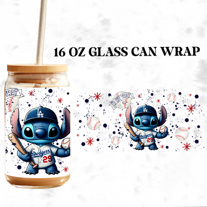 723-  (EXCLUSIVE) Baseball Blue Guy -  Decal