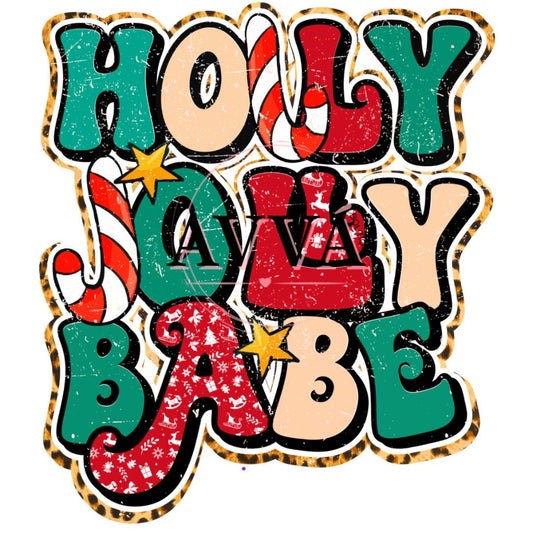 Holly Jolly Babe - DTF Transfer
