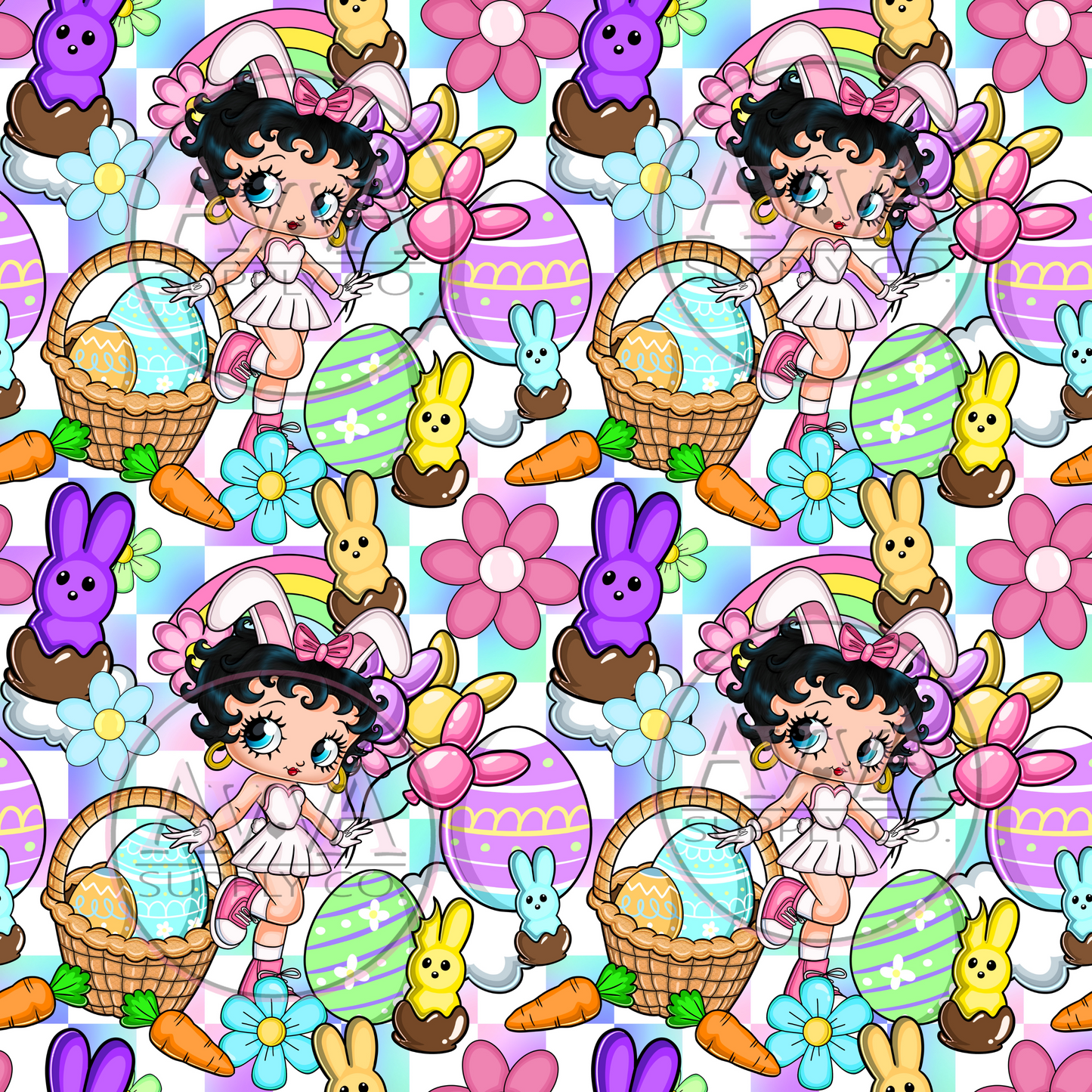 789 - Bunny Betty -  Decal