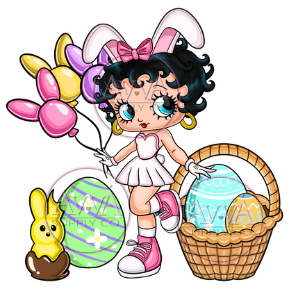 789 - Bunny Betty -  Decal