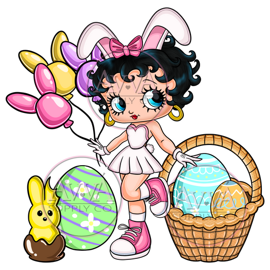 789 - Bunny Betty -  Decal