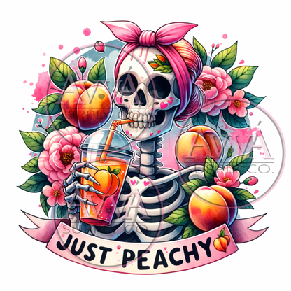791 - Just Peachy -  Decal