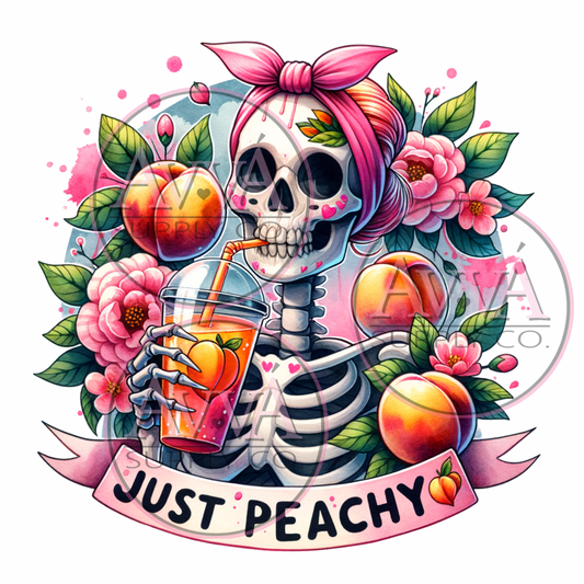 791 - Just Peachy -  Decal