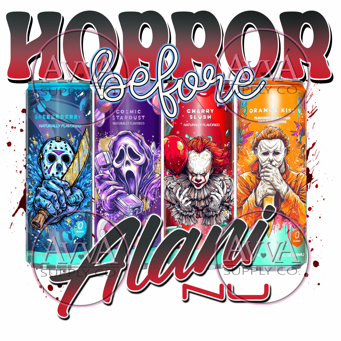 853 - Horror Before Energy -  Decal