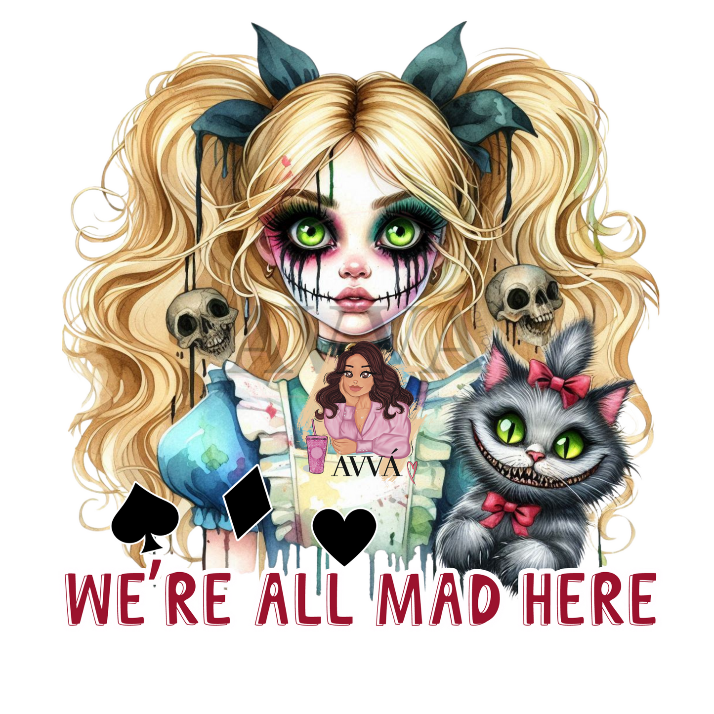 EXCLUSIVE We’re All Mad Here - Vinyl + Decal + Wrap