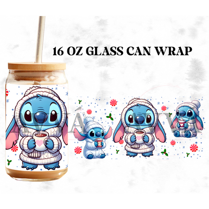 722 -  (EXCLUSIVE) Christmas Blue Guy - Vinyl + Wrap + Decal