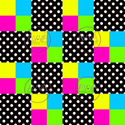 831 - Neon Shapes - Vinyl